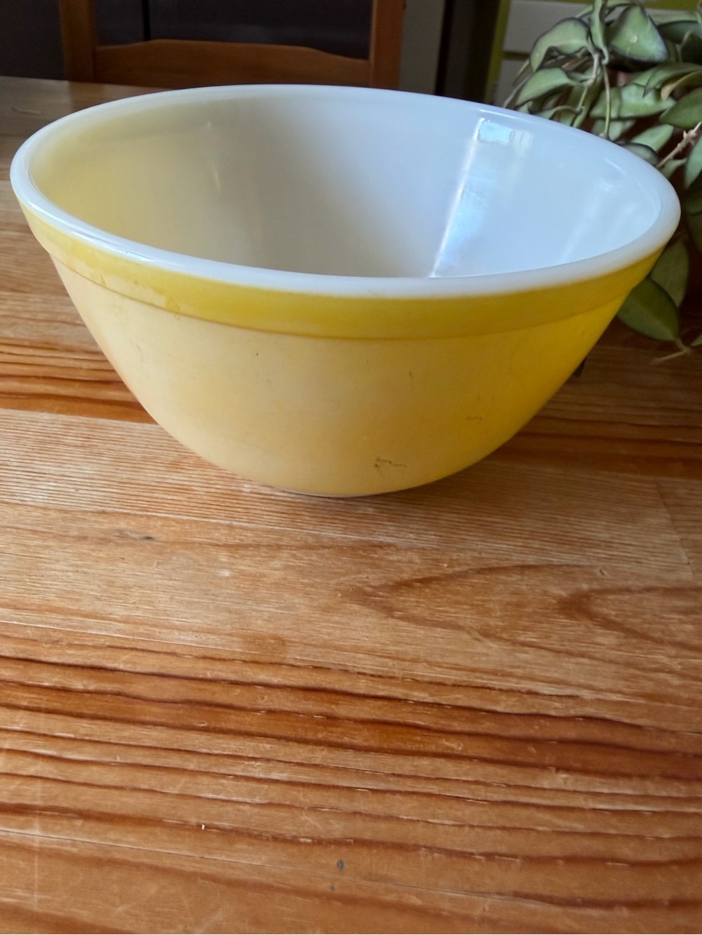 Vintage Pyrex Yellow Mixing Bowl